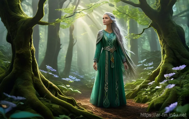 채권 투자와 환율의 관계 - **Prompt 1: Enchanted Forest Guardian**
"A majestic, ethereal female guardian stands gracefully ...